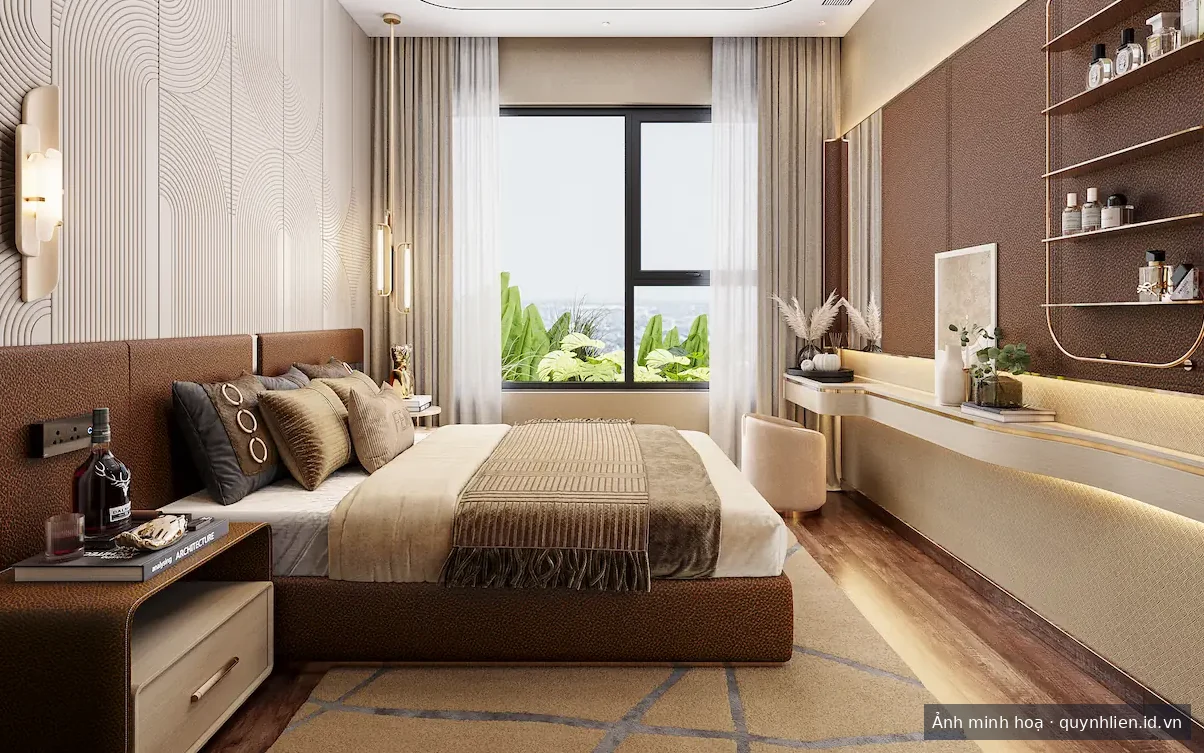 Nhà mẫu 1PN — khu bếp Khải Hoàn Imperial