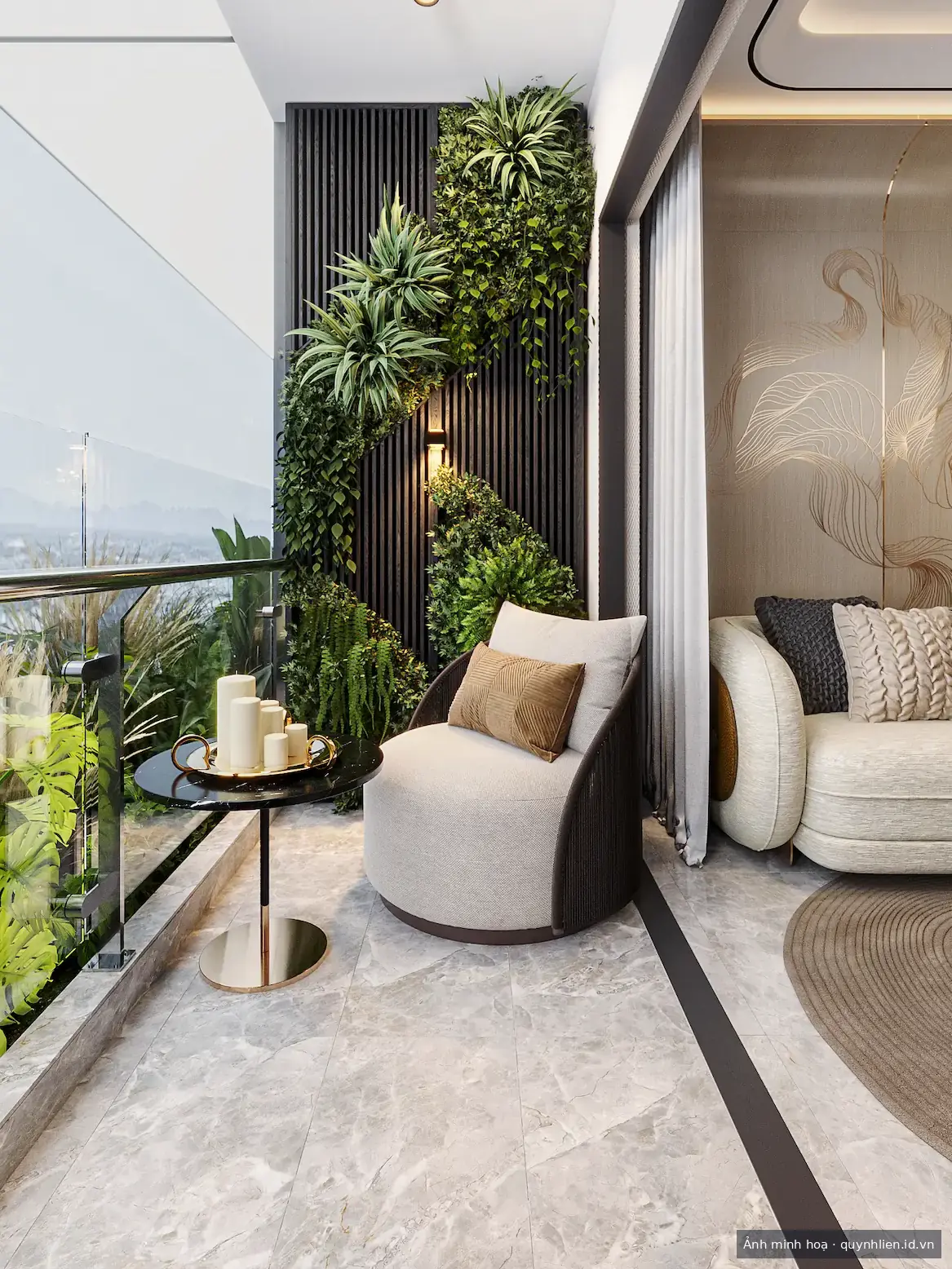 Nhà mẫu 1PN — phòng ngủ Khải Hoàn Imperial