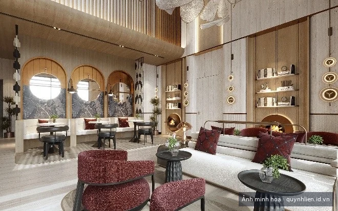 Business Lounge tại Khải Hoàn Imperial phục vụ làm việc và tiếp khách